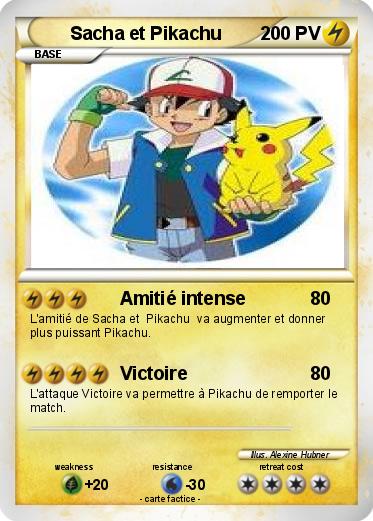 Pokemon Sacha et Pikachu