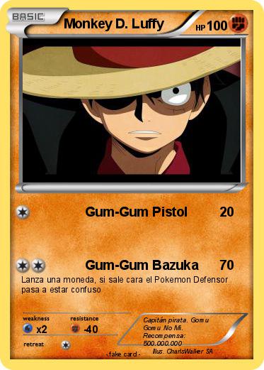 Pokemon Monkey D. Luffy