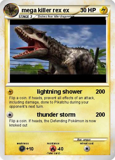 Pokemon mega killer rex ex