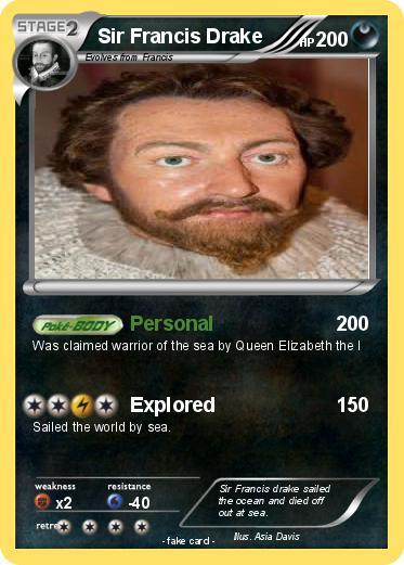 Pokemon Sir Francis Drake