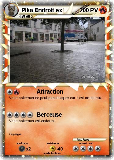 Pokemon Pika Endroit ex