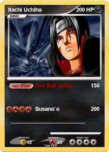Pokemon Itachi Uchiha