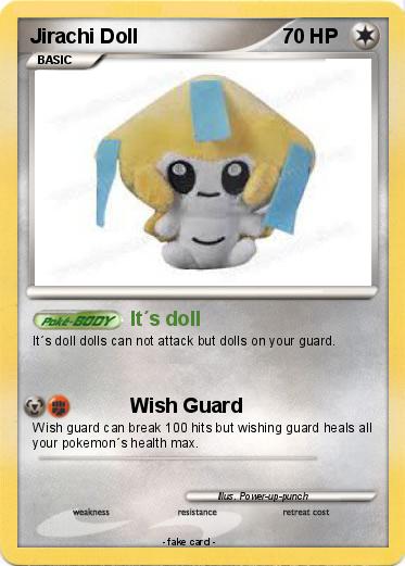 Pokemon Jirachi Doll
