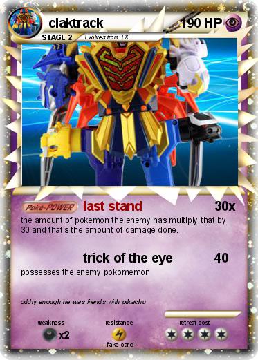 Pokemon claktrack