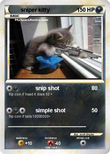 Pokemon sniper kitty