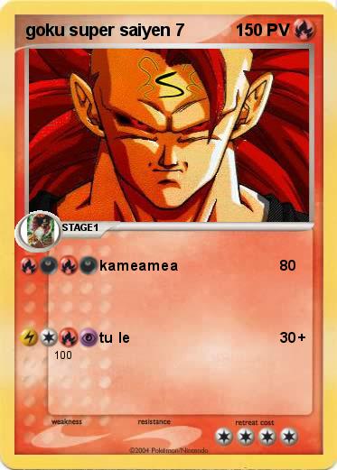 Pokemon goku super saiyen 7