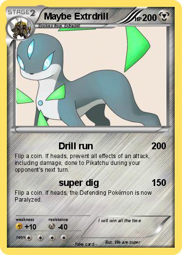 Pokemon Maybe Extrdrill