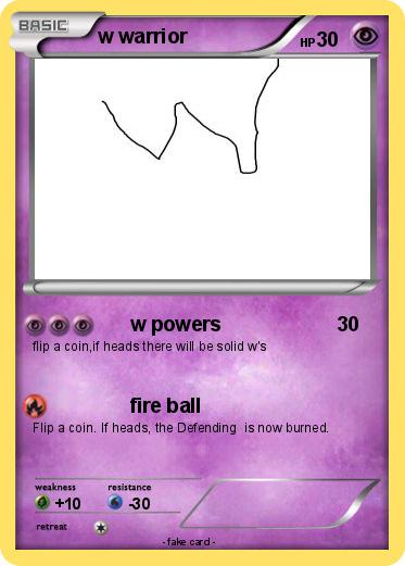 Pokemon w warrior