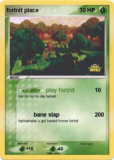 Pokemon fortnit place