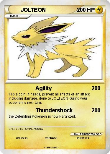 Pokemon JOLTEON