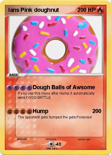 Pokemon Ians Pink doughnut