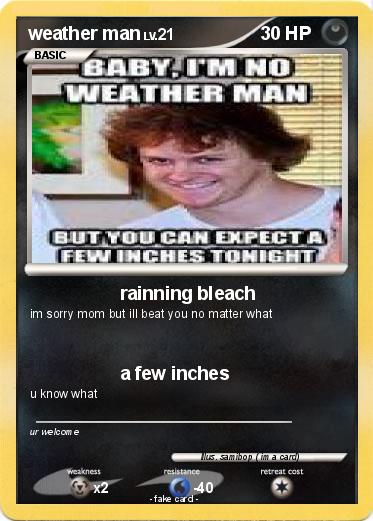 Pokemon weather man