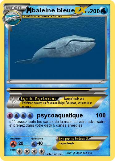 Pokemon baleine bleue
