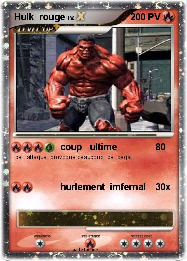 Pokemon Hulk  rouge
