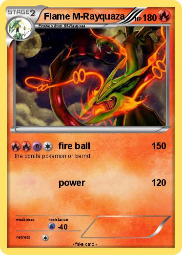 Pokemon Flame M-Rayquaza