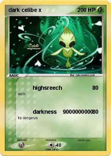 Pokemon dark celibe x