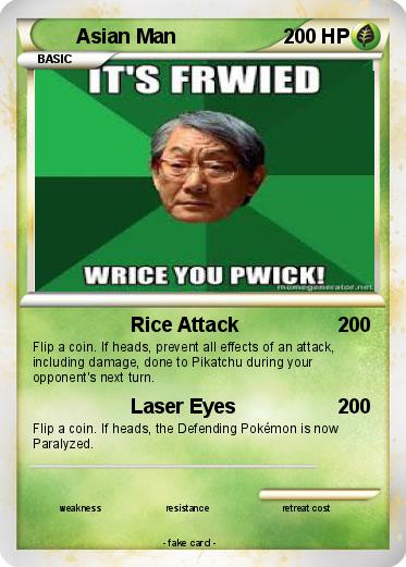 Pokemon Asian Man