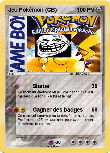 Pokemon Jeu Pokémon (GB)