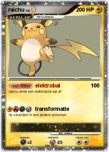 Pokemon raichu