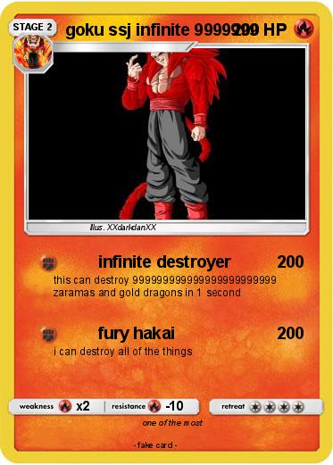 Pokemon goku ssj infinite 9999999