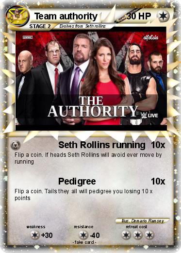 Pokemon Team authority