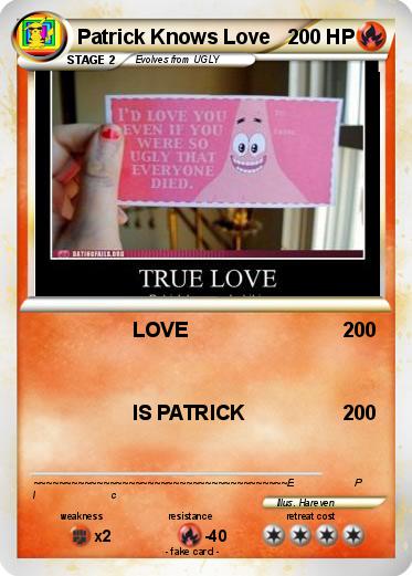 Pokemon Patrick Knows Love