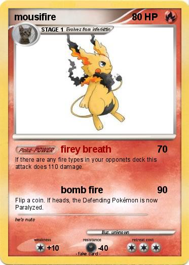 Pokemon mousifire