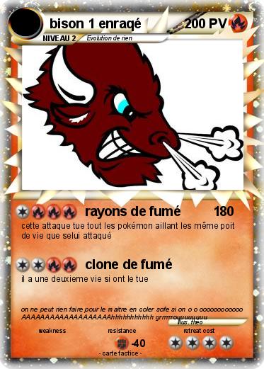 Pokemon bison 1 enraqé
