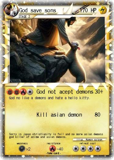 Pokemon God save sons