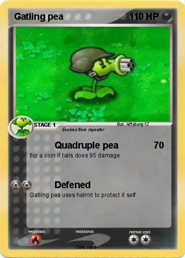Pokemon Gatling pea
