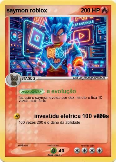 Pokemon saymon roblox