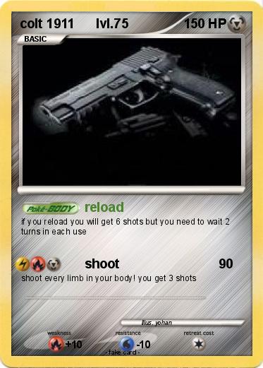 Pokemon colt 1911      lvl.75