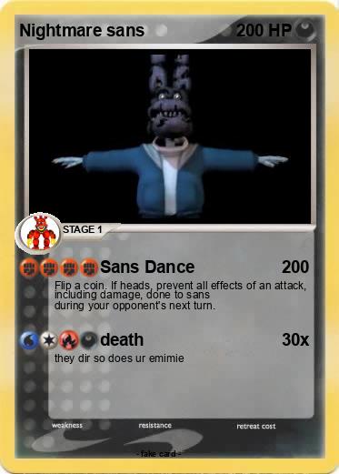 Pokemon Nightmare sans
