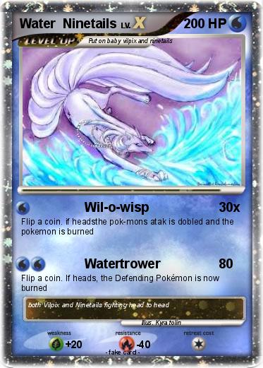 Pokemon Water  Ninetails