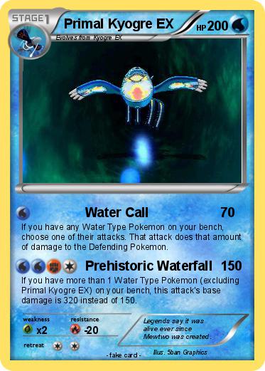 Pokemon Primal Kyogre EX