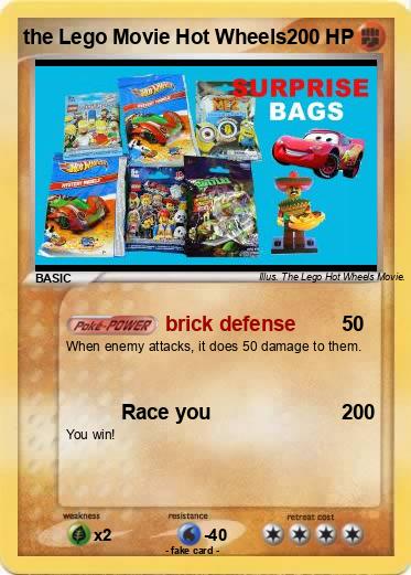 Pokemon the Lego Movie Hot Wheels