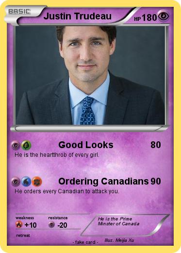 Pokemon Justin Trudeau