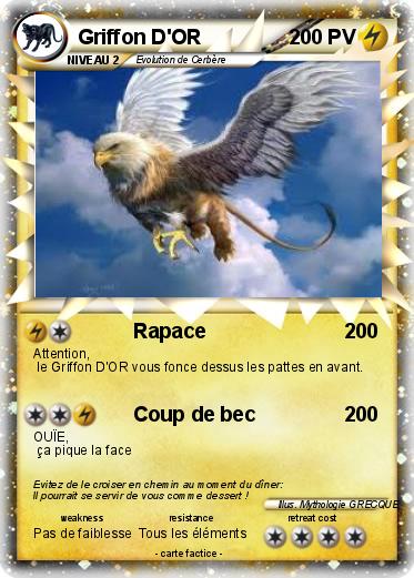 Pokemon Griffon D'OR