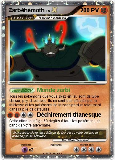 Pokemon Zarbéhémoth
