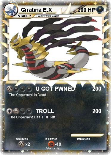 Pokemon Giratina E.X