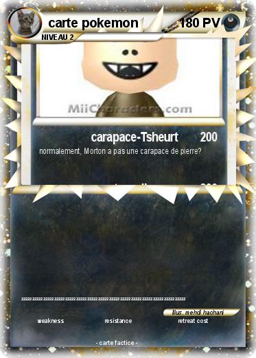Pokemon carte pokemon