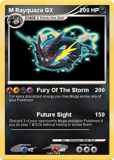 Pokemon M Rayquaza GX