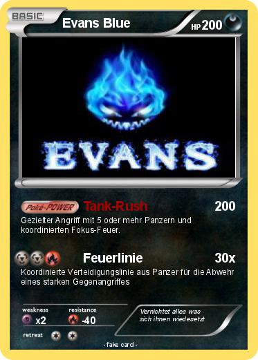 Pokemon Evans Blue