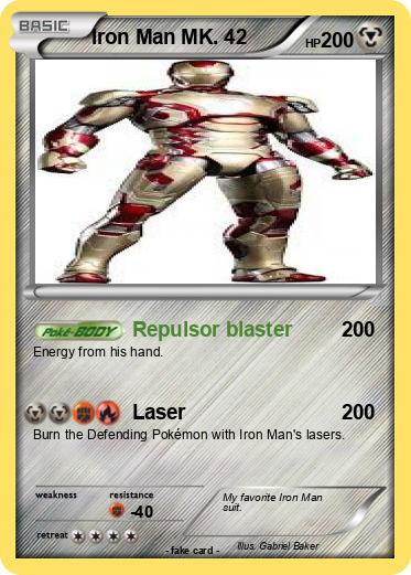 Pokemon Iron Man MK. 42