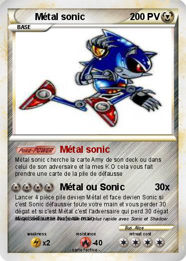 Pokemon Métal sonic