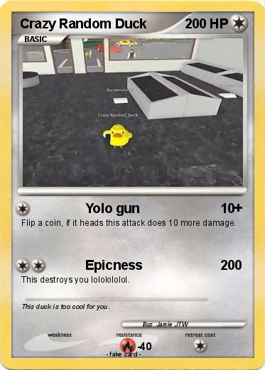 Pokemon Crazy Random Duck