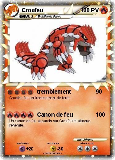 Pokemon Croafeu