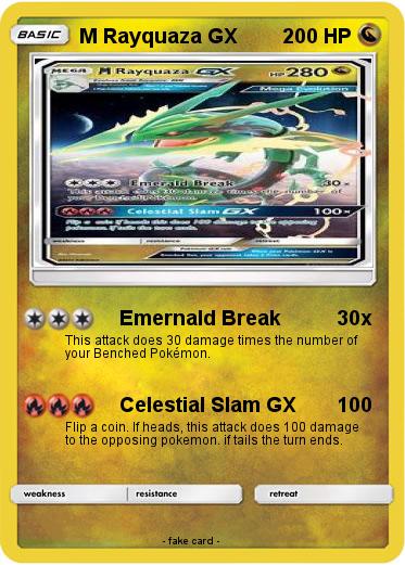 Pokemon M Rayquaza GX
