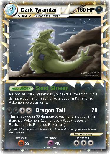 Pokemon Dark Tyranitar