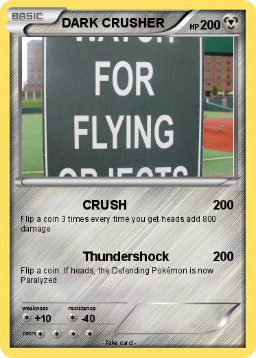 Pokemon DARK CRUSHER